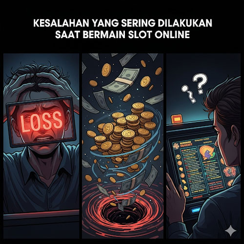 Kesalahan yang Sering Dilakukan Saat Bermain Slot Online